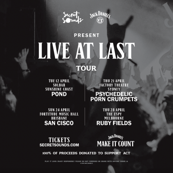 JACK DANIEL’S LIVE AT LAST TOUR ANNOUNCEMENT
