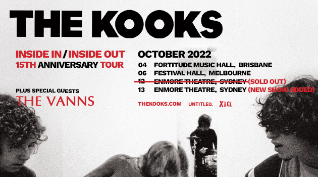 the kooks australia tour 2022