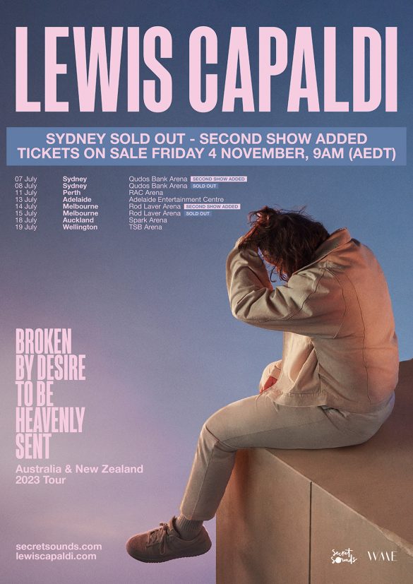 Lewis Capaldi Australian Tour Second and final Sydney show added