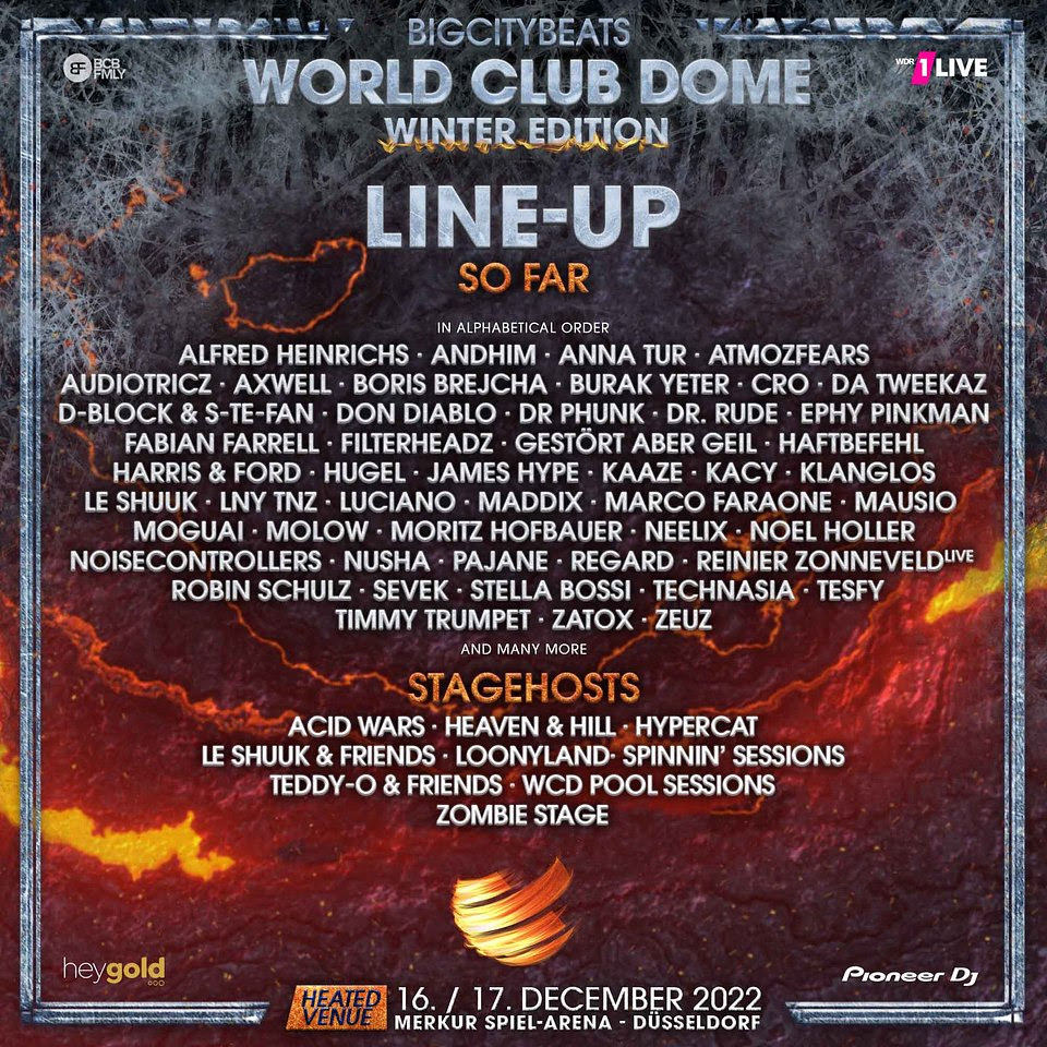 WORLD CLUB DOME Winter Edition Unveils Phase 3 Lineup Led By Final Main Stage Headliner Axwell 