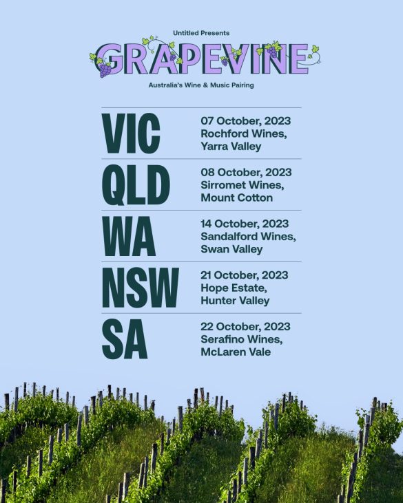 GRAPEVINE GATHERING FESTIVAL CONFIRMS 2023 DATES AT 5 WINERIES AROUND