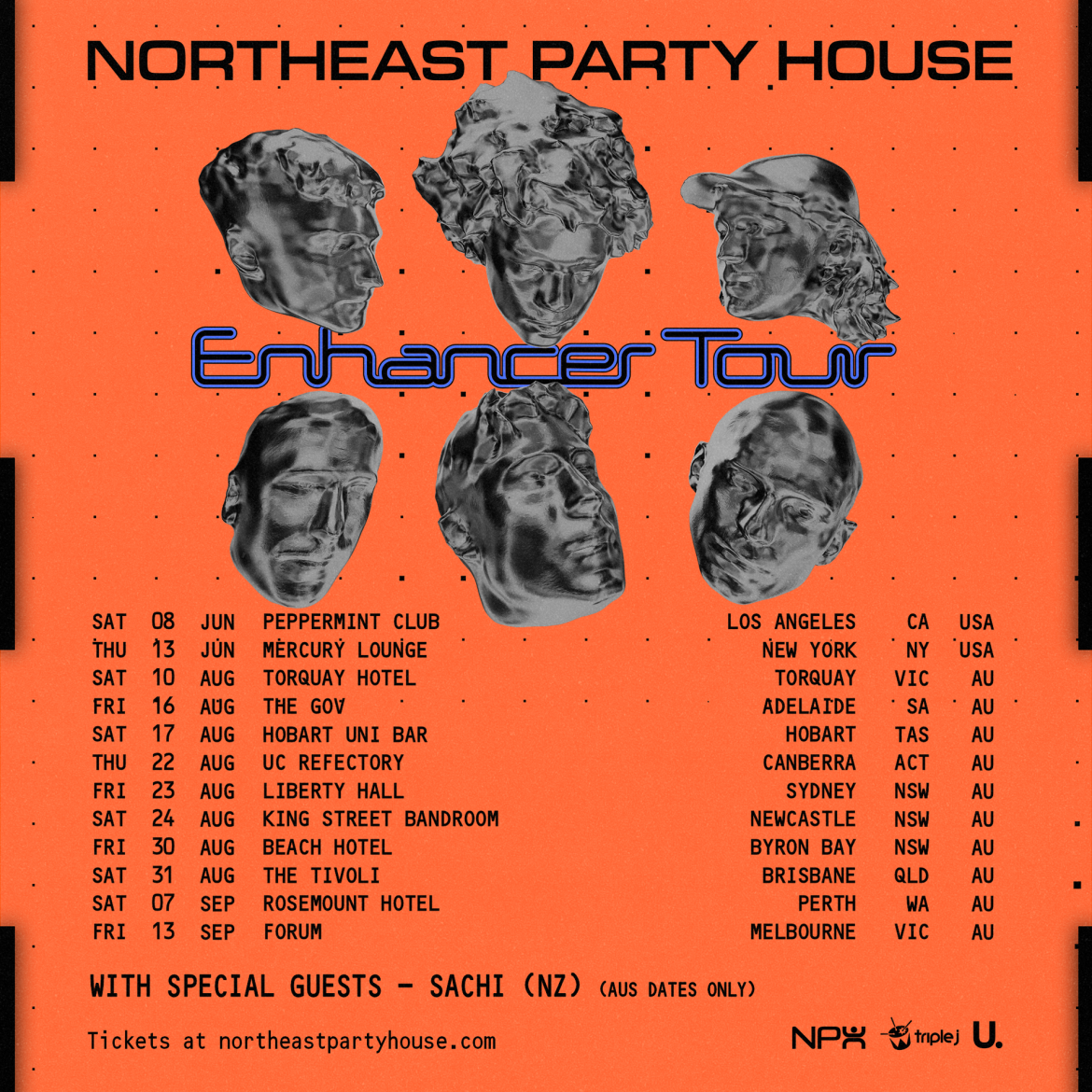 Announcing Northeast Party House 'Enhancer' Tour