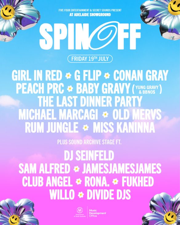 SPIN OFF 2024 DATE & LINE UP Friday 19 July 2024, DJ SAM ALFRED, DJ Seinfeld
